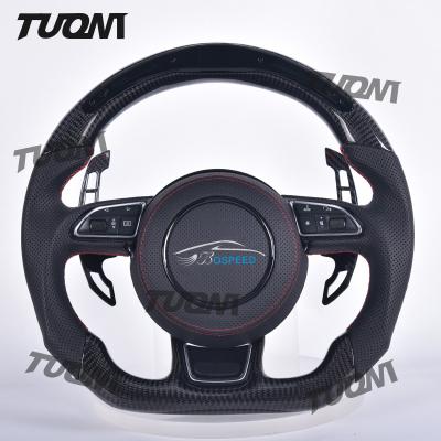 중국 Ultra Comfortable Lightweight Audi Carbon Fiber Steering Wheel 판매용