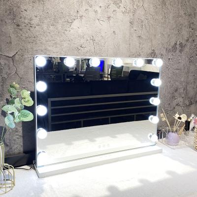 China American Style Salon Mirror Light Bulbs Makeup Vanity Hollywood Cosmetic Mirror With Light Bulbs for sale