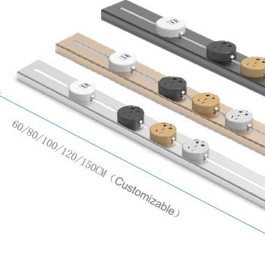 China track lighting with electrical outlet 2020002 for sale