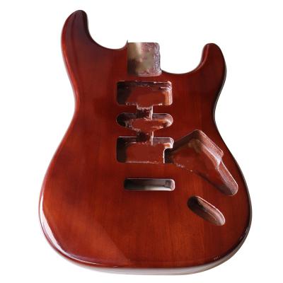 China Style Ash Wood Barrel Solid Wood DIY Ash Guitar Body HSH Style Electric Guitar Body St Kits for sale