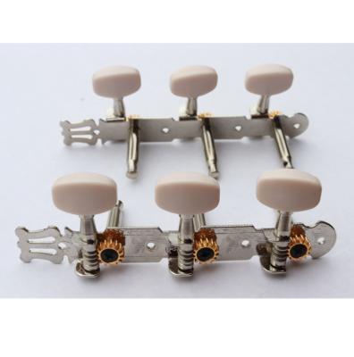 China Vintage Classical Guitar Tuning Pegs 3 In Line L+R Vintage Machine Head Acoustic Guitar Tuner for sale