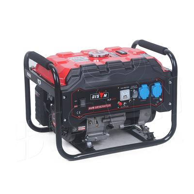 China stock 6.5hp 2kw gas generator portable emergency power generator petrol 2000w 20000set/Month for sale