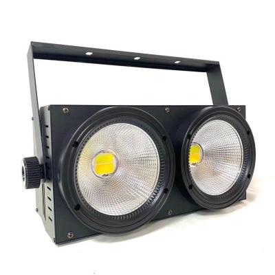 China Theme Park 2PCS 100W Two Eyes Flashing COB LED Attendant Blinder 200W COB Stage Light with Warm White and Cold White for sale