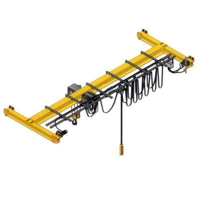 China Professional Electric Motor Bridge Crane Single Girder Crane EOT Aerial Crane Machine for sale