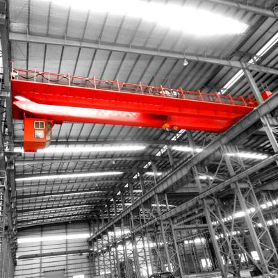 China Famous Brand Double Bridge Crane Electromagnetic Hook Girder Bridge Overhead Crane With Hook for sale