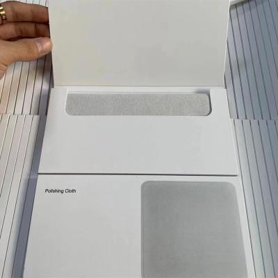 China Sustainable High Quality for Apple Polishing Cloth Microfiber Soft Material Cleans for Apple Display Silver Polishing Cloth for sale