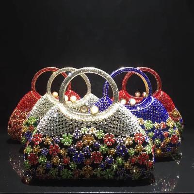 China Bling popular high quality evening clutches shoulder bag party bags luxury handbags for women for sale