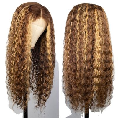 China 100% Human Hair 4/27 Highlight Color Ombre 150 Density Brazilian 13x4 Lace Front Ombre Wig Ombre 150 Lace Front Wig Straight Hair Unprocessed Highlighted Wigs for sale