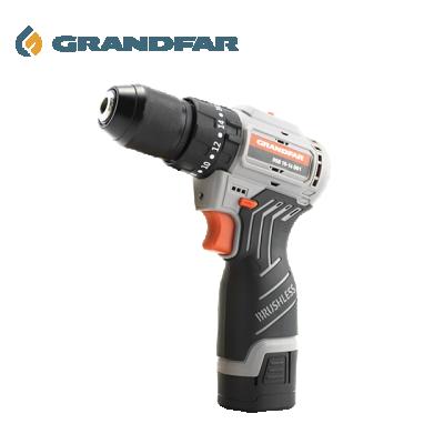 China GRANDFAR GSB furadeira e parafusadeira e parafusadeira eletrica crusher high quality professional impact cordless power drill with 2.0ah set parts for sale