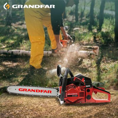 China professional 2-Stroke Grandfar GCS 2 stroke pole chainsaw gasoline wood cutter machine motosierra de gasolina for sale