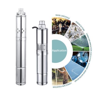 China Family Homes / Agricultural Irrigation Grandfar SQGD DC 36V Solar Submersible Screw Water Pump For Agriculture Irrigation for sale