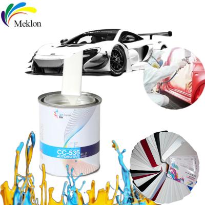 China Smooth Glossy White Auto Paint , Durable Acrylic Automotive Spray Paint for sale