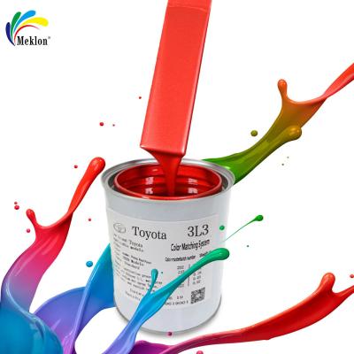 China Auto Paint With Meklon Toyota 3L3 Deep Red Pearl Ready Mixed Car Paint for sale