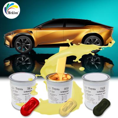 China Scratch And Chip Resistant Ready Mixed Car Paint For Toyota 4Q2 Champagne Gold for sale