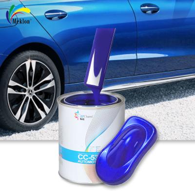 China Brilliant Blue Pearl Car Refinish Paint High Gloss With Auto Supply for sale