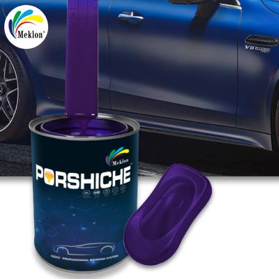 China Revestimento de pintura acrílica de automóveis Auto Refinish 1K PU Polyurethane Car Spraying Paint para reparação de produtos de cuidados com automóveis à venda