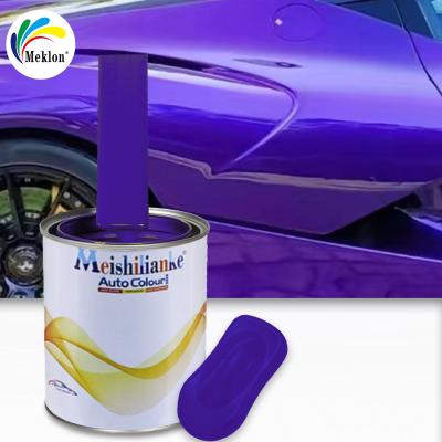 China Acrylic 1K 2K Color Car Body Paint Spray Car Metallic Color Automotive Paint For Repair Car Refinish Coating for sale