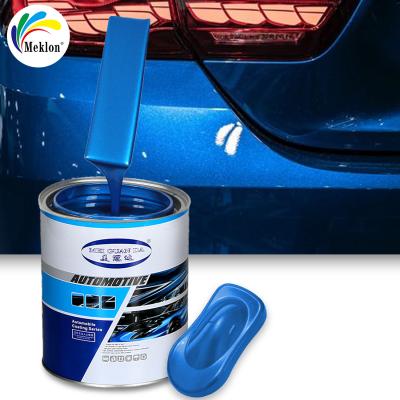 China Single-Stage Solid Topcoat Refinish Car Paint High Content 1K Automotive Refinish Paint for sale