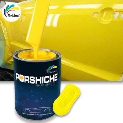 China Impermeable amarillo 1K Primer de pintura de automóvil de buen llenado Primer acrílico 1K Primer Superficie para reparación de automóviles en venta