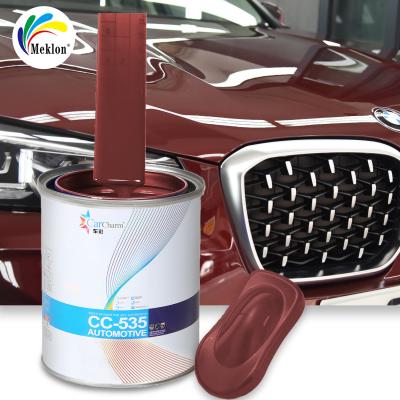 China Sistema de mistura de pintura de carroceria de automóveis 1K Cooper Basecoat Colores de pérola Cristal Revestimento de spray de pintura automotiva à venda