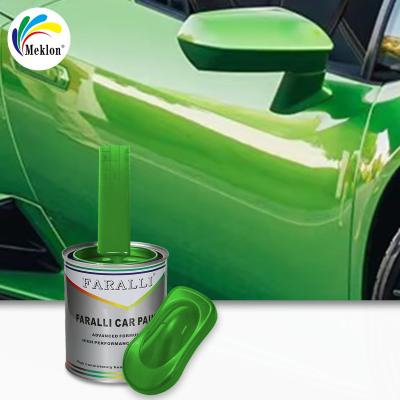 China Car Paint Varnish Green Paint Manufaceturer High Performance Auto Paint Supply Clear Coat 2K Automotive Paint for sale