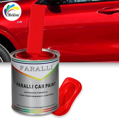 China Automotive Paint Wholesale Red High Performance Automotive Auto Refinish Repair Coating Car Paint for sale