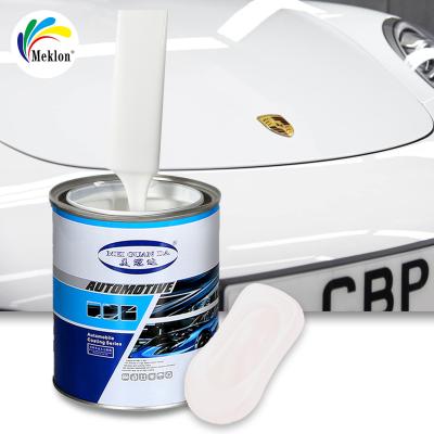 China Highly Responsible Crafted Brilliant White Car Paint Basecoat Factory Wholesale Automotive Car Paint for sale