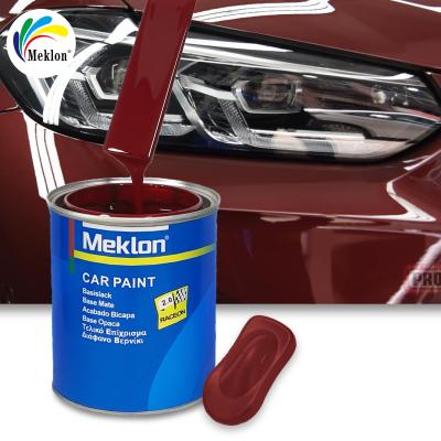 China Professional Acrylic Color Mixing Machine Repair Refinish Wholesale Deep Red Automotive 1K Auto Base Car Paint for sale