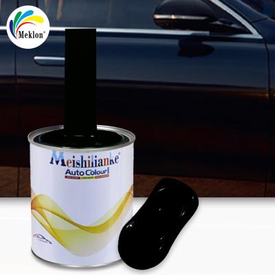 China 1K Black Auto Paint Colors Spectrophotometer Mixing Tinting Machine 1K Topcoat Automotive Refinishing Car Body Paint for sale