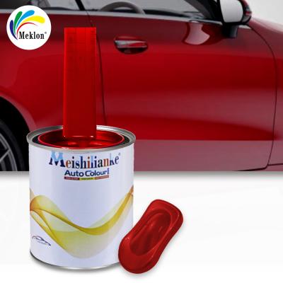 China Auto Car Paint Colors Spectrophotometer Mixing Tinting Machine 2K Red Topcoat Refinishing Automotive Spray Paint Car Coating for sale