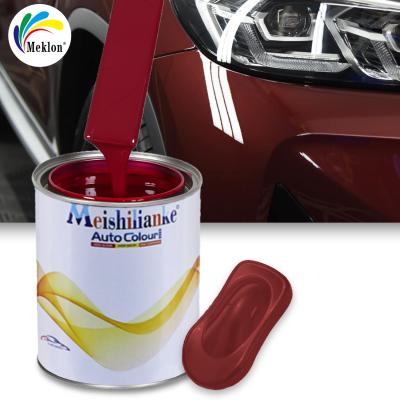 China Supplier 2K Red Auto Car Paint Colors Spectrophotometer Mixing Tinting Machine 2K Topcoat Refinishing Automotive Spray Paint Car Coating for sale