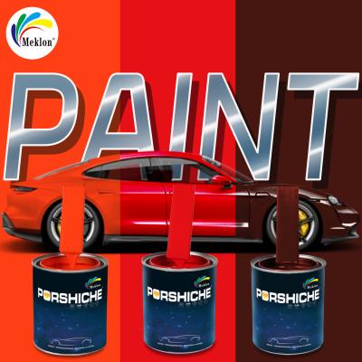 China Basecoat High Gloss Mirror Effect Car Paint Automotive Paint 1K Big Red Car Repair Paint Pure And Full Color Supplyer for sale