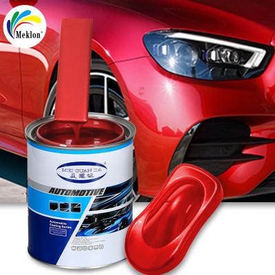 China 1K Red Car Refinish Paint Independent R D and Production Teams with Masterbatch Charts and Color Cards for sale