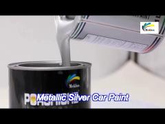 Heatproof Pearl Metallic Silver Car Paint Fade Resistant Nontoxic