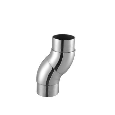 China Balcony Balustrade Fence Corner Swivel Corner Contemporary Stainless Steel Pipe Plug Holder for sale