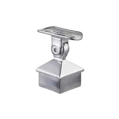 China China 316 Modern Grade Casting Hardware Fitting Square Stainless Steel Handrail Bracket Support for sale