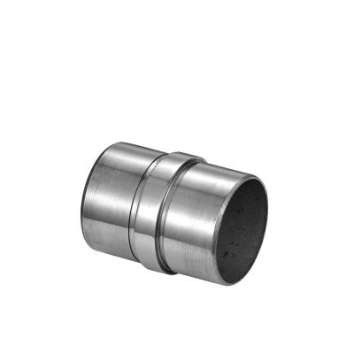 China Contemporary Mirror Finish Stairs Railing Fittings Stainless Steel Pipe Joint Connectors for sale