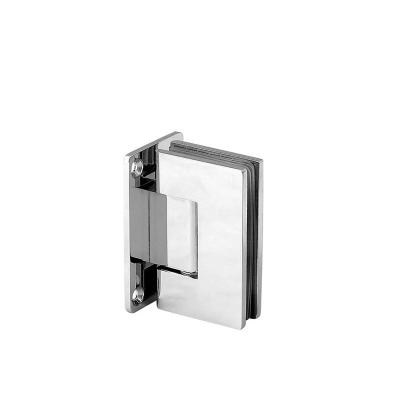 China Yuchuang Manufacturer Modern Stainless Steel Glass Bathroom Accessories 90 Degree Glass Hinge for sale