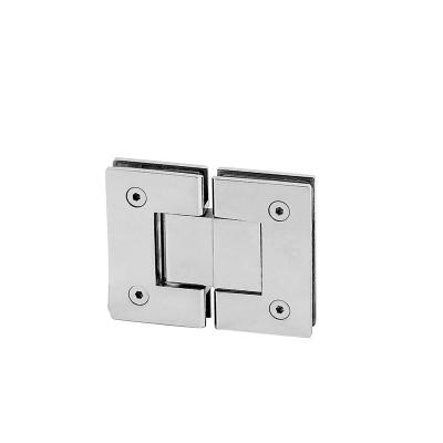 China 180 Degree Modern Heavy Duty Glass Hardware Stainless Steel Glass Flange For Shower Door for sale