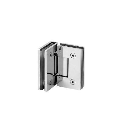 China Modern Hot Sales 180 Degree Adjustable Glass Door Pivot Flange Stainless Steel Glass Hinge for sale