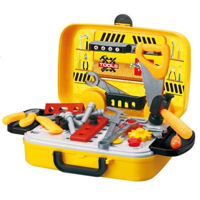 China Preschool Kids Toys New Classic Diy Classic Tool Kit Suitcase Kids Plastic Tool Toys And Funny Pretend Play Educational Game Set Repair For Boy for sale