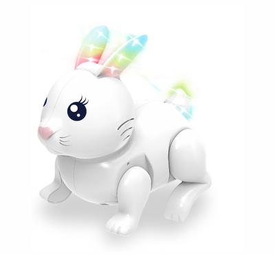 China Battery Operated Jumping Toy Super Fun Cute Pet Bunny Gifts Robot Toy For Kids for sale