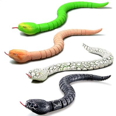 China Glowing Eyes Forward and Backward Realistic Simulation Animal Plastic Snake Realistic Cartoon Simulation Prank Kids Toy Right Turn Demo RC Toy Forward and Backward for sale