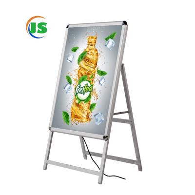 China Promotion Iron Acrylic Frame Stands Metal Advertising Display Racks for sale