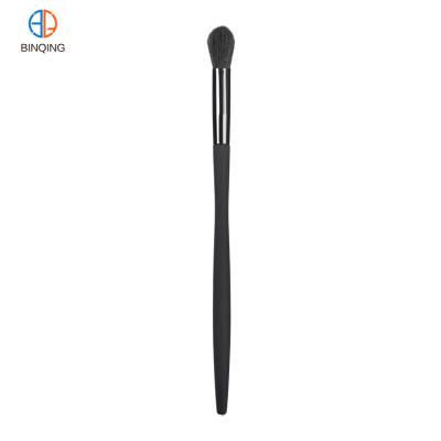 China Angular Blush Sexy Black Luxury Custom Cosmetic Brushes Large Professional Fluffy Single Eyeshadow Makeup Brushes for sale