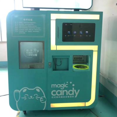 China Easy Operate Automatic Cotton Candy Vending Machine for sale