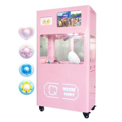 China Easy Operate Cotton Candy Floss Vending Machine for sale