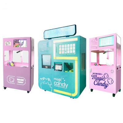 China Easy Operate Automatic Cotton Candy Machine Vending In Mall for sale