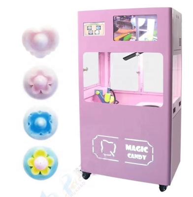 China Easy Operate Mall Amusement Park Use Automatic Cotton Candy Vending Machine For Sale for sale