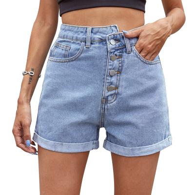 China Comfortable Custom Jeans Shorts Women Custom Jeans Denim Custom Manufacturer for sale